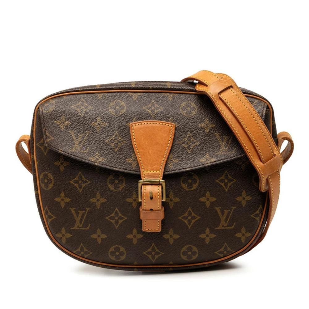 Louis Vuitton Monogram Jeune Fille Crossbody Bag Brown Leather